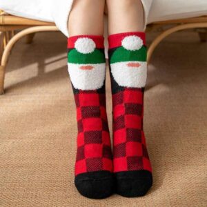 Winter Christmas Plush Socks