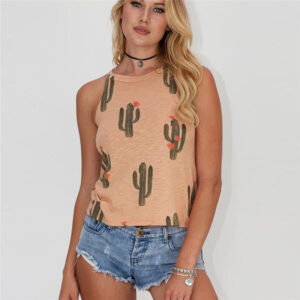 Summer Cactus Print Women