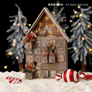 Christmas Decoration Wooden Calendar